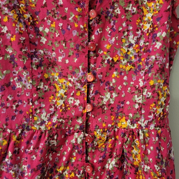 Chillipop Girls Pretty Floral Dress Size 14/16 - Picture 9 of 12